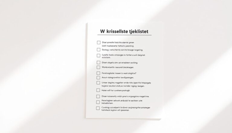 Dansk krisepakke tjekliste